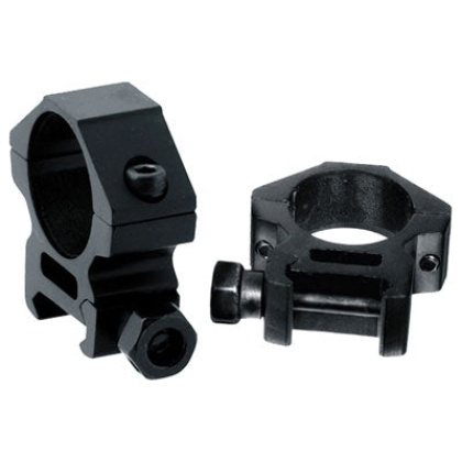 Utg Rings 1" Low Profile - Matte Black Picatinny-weaver