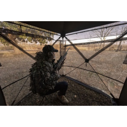 Rhino Ground Blind R180 2-way - See Thru Mesh 75"x75"x66" Rte