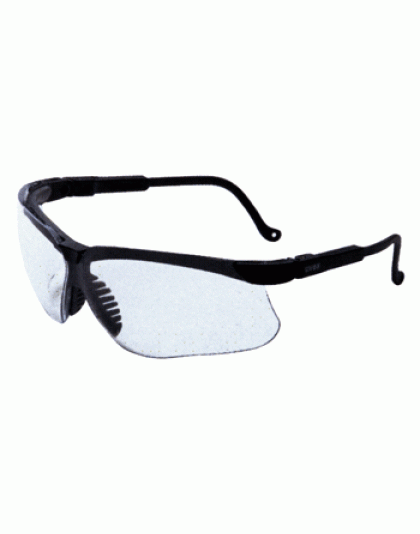 Howard Leight Genesis Glasses - Black Frame-clear Lens