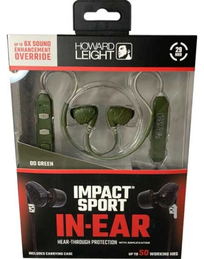 Howard Leight Impact In-ear - Passive Hear Thru Technology