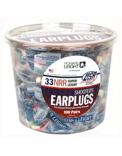 Howard Leight Usa Shooters - Disposable Ear Plugs 100 Pack