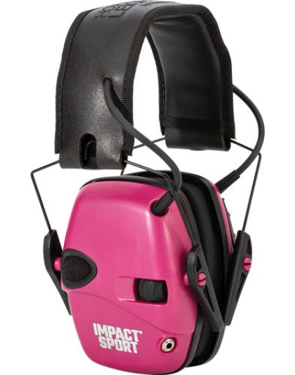 Howard Leight Impact Sport - Youth Electronic Muff Pink