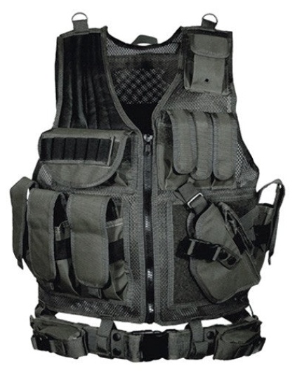 Utg Tactical Vest V547 Black - Law Enforcement