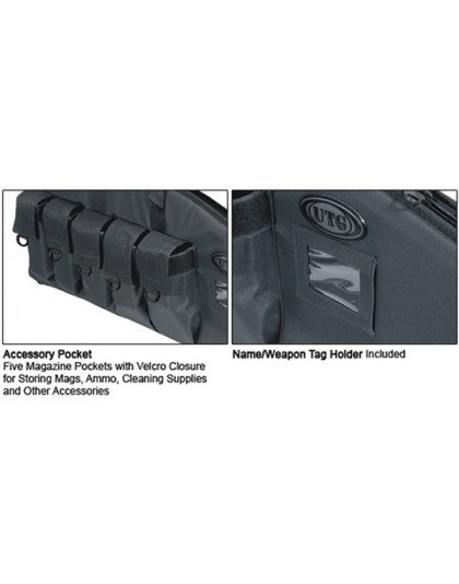 Utg Gun Case 42" Black - Dc Tactical