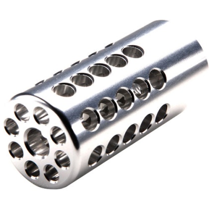 Tacsol Compensator 1" 22lr - 1-2x28 Tpi Silver