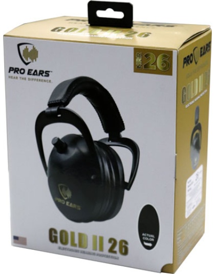 Pro Ears Gold Ii 26 Ear Muff - Electronic W-padded Base Blk