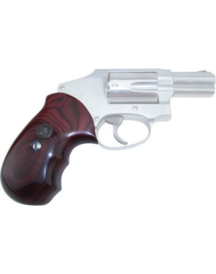 Pachmayr Laminated Wood Grips - S&w J-frame Rosewood Smooth