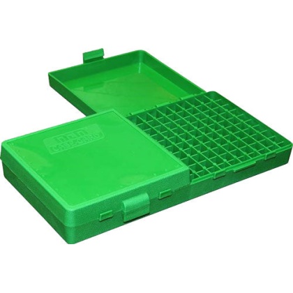 Mtm Ammo Box 9mm Luger-.380acp - -9x18 200-rounds Green