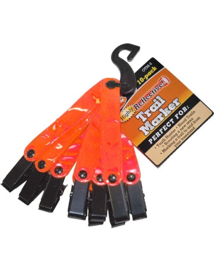 Hme Trail Markers Reflective - Orange 10pk