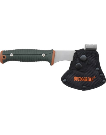 Mc Outdoor Life 9" Axe      W- - Sheath 3" Blade Od Green-ss