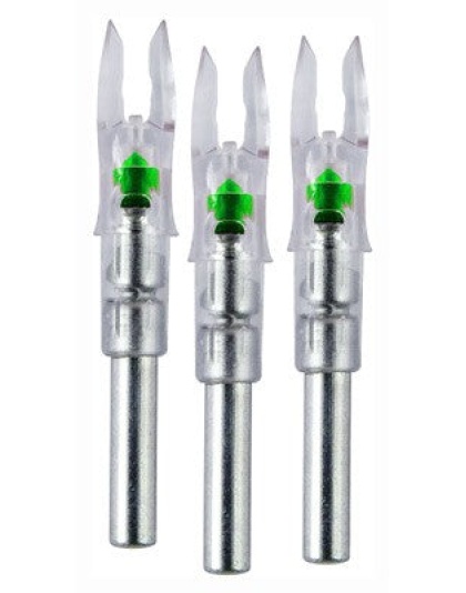 Nockturnal Lighted Nock - Gt-series Green 3-pack