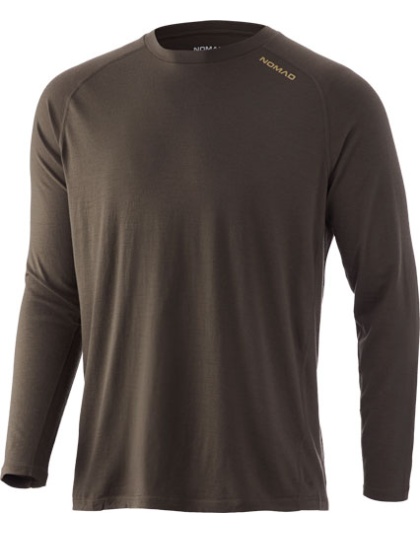 Nomad Durawool Ls Crew Neck - Base Layer Mud Xx-large