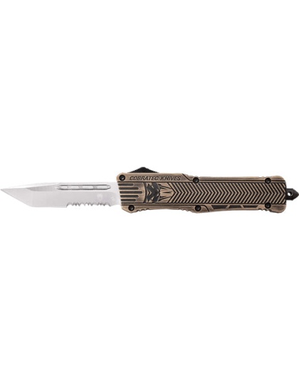 Cobratec Medium Ctk1 Otf - Desert Sand 3" Tanto Serrated