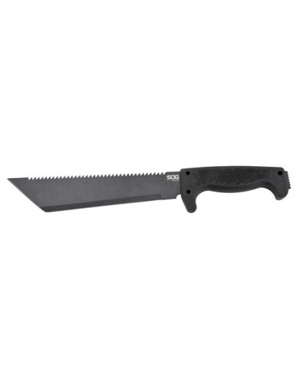 Sog Machete Sogfari 10" Tanto - Black W-sheath