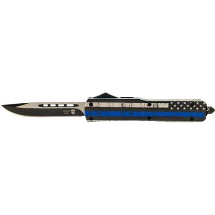 Templar Knife Slim Otf Back - The Blue 3.5" Blk Drop Point