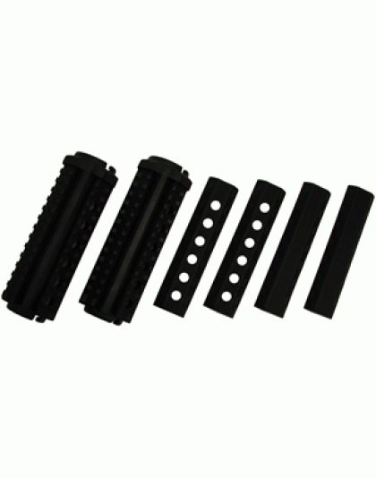 Mft 4 Sided Rail 6" Handguard - Ar15-m16 Polymer Black