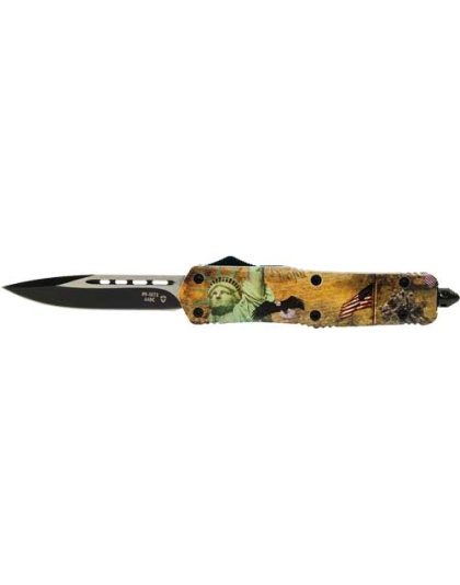 Templar Knife Large Otf - Liberty 3.5" Black Drop Point