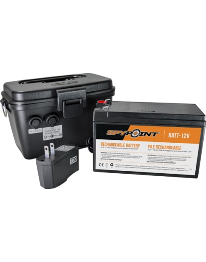 Spypoint 12 Volt Battery - Charger & Housing Kit