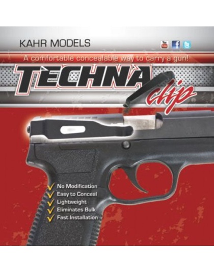 Techna Clip Handgun Retention - Clip Kahr Right Side