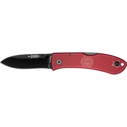 Ka-bar Dozier Folding Hunter - 3" Red