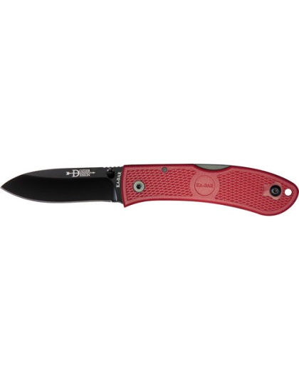 Ka-bar Dozier Folding Hunter - 3" Red