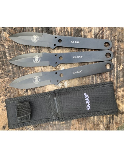 Ka-bar Throwing Knife Set 3 - Pack 9.375" Length