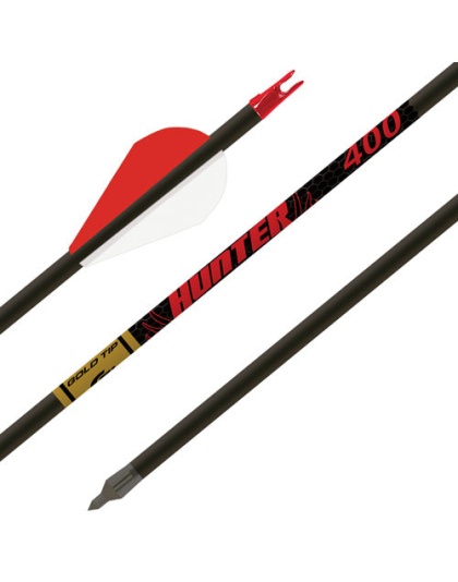 Gold Tip Arrow Hunter 400 - 2" Raptor Vanes 1-2doz