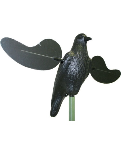 Mojo Crow Spinning Wing Decoy - W- Built In On-off Times