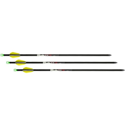 Wicked Ridge Xbow Arrow Xx75 - 20" Aluminum Alpha Brite 3pk