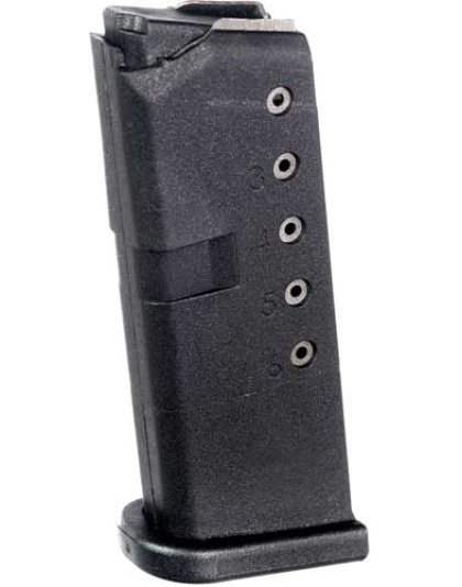 Pro Mag Magazine Glock 43 - 9mm 6-rds. Black Polymer