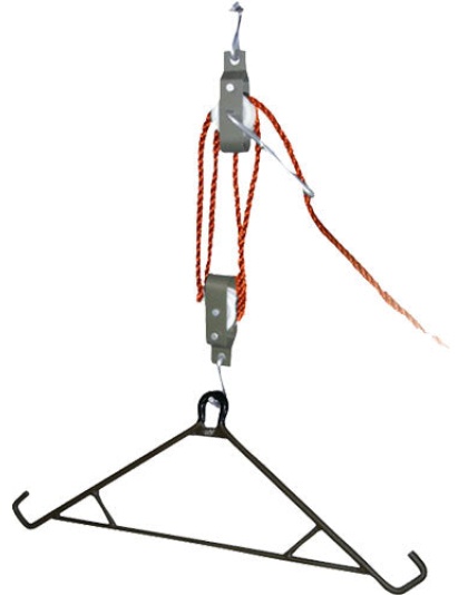 Hme Skinning Gambrel & Hoist - 4:1 Ratio 3-8" 500lbs