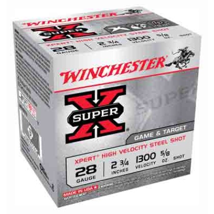 Win Ammo Xpert Steel 28ga. - 2.75" 5-8oz. #7 25-pack