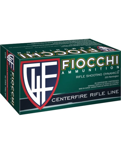 Fiocchi Ammo .223 Remington - 55gr. Fmj-bt 50-pack