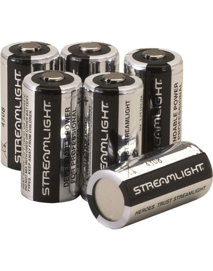 Streamlight Cr123a Batteries - Lithium 6-pack