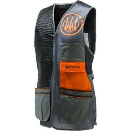 Beretta Men's Two Tone Vest - Large Black-orange