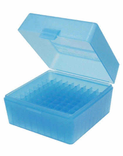 Mtm Ammo Box Small Rifle - 100-rounds Flip Top Style Grn
