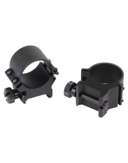 Weaver Rings Detachable Top - Mount Sure-grip 1" High Black