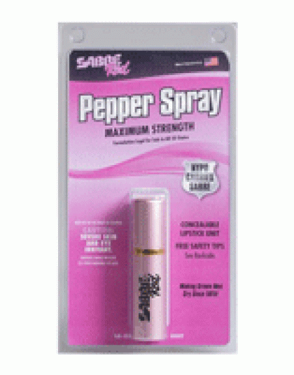 Sabre Red Pepper Spray Lip - Stick Unit Pink 22gr