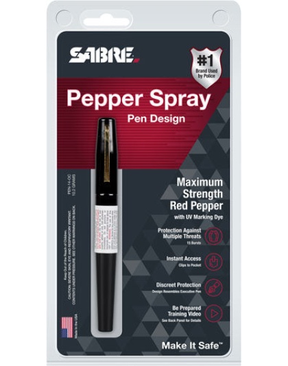 Sabre Red Pepper Spray Tapered - Pen Unit 10.2gr