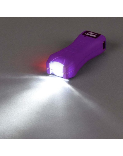 Sabre Stun Gun Flashlight Mini - W-holster 1.600uc Purple