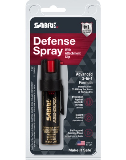 Sabre 3-n-1 Spray Pocket Unit - W-clip 22gr