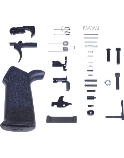 Guntec Complete Lower Parts - Kit Ar15 W- Ergonomic Grip