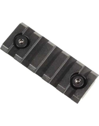 Guntec Removable Accy Rail - 2" Keymod Black