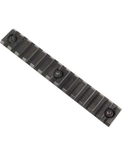 Guntec Removable Accy Rail - 5" Keymod Black