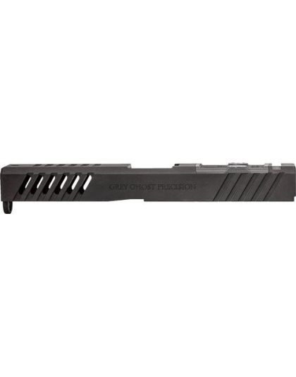 Grey Ghost Prec Glock 17 Slide - Gen 3 V1 W-pro Cut Black