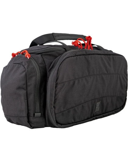 Grey Ghost Gear Range Bag - Black W-red Zipper Pulls