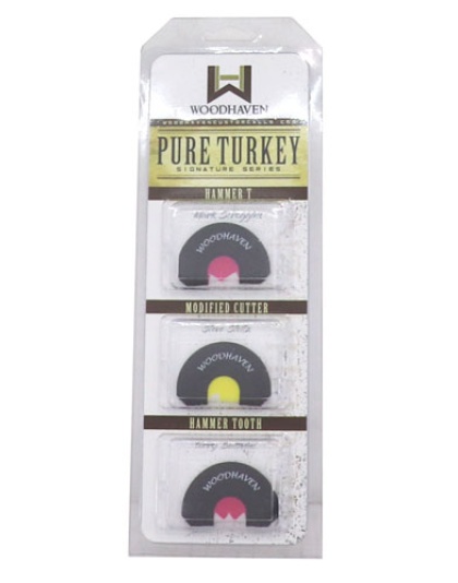 Woodhaven Custom Calls Pure - Turkey 3-pack Mouth Calls