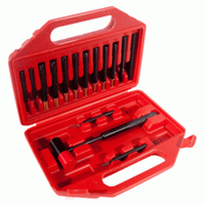 Winchester Punch-hammer Set - 15 Pc Brass & Steel Punch