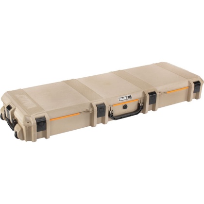 Pelican Vault Double Rifle - Case W- Wheels-foam 53" Tan