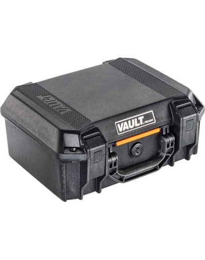 Pelican Vault Medium Pistol - Case W- Foam Black